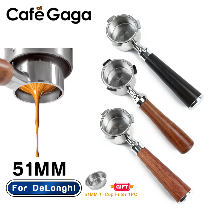 Delonghi Espresso Dedica 685 - 51mm 커피 바텀리스 포터필터 네이키드 (델롱기