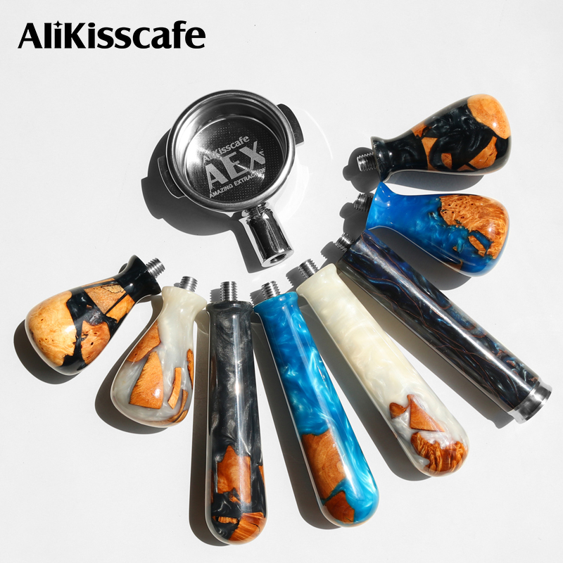 Coffee Equipment Brands - M10 커피 포터필터 핸들 레진 개조