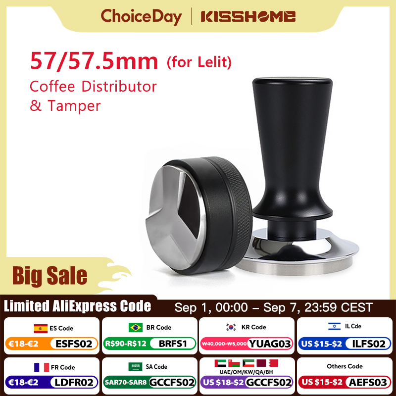 Coffee Extraction Equipment - 커피 탬퍼 57mm 57.5mm Lelit Anna