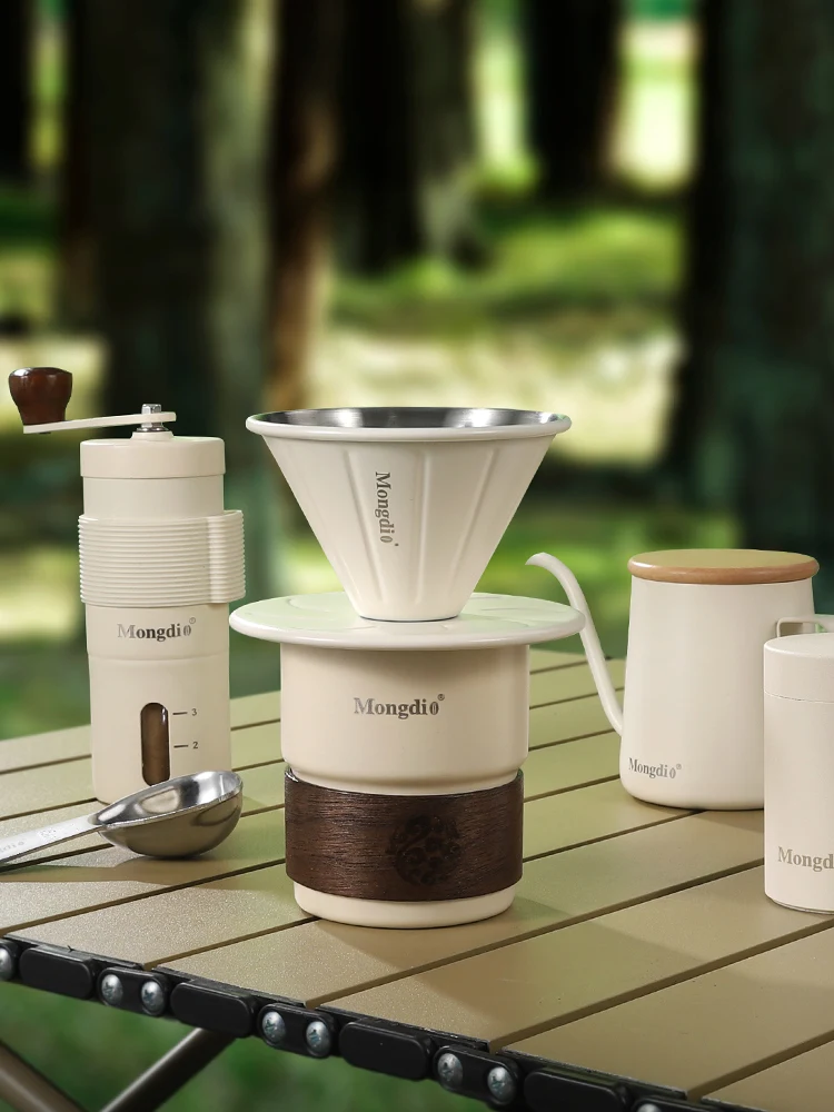 핸드 브루 커피 세트 야외 캠핑 커피 장비 휴대용 여행 - Coffee.Equipment Parts 리뷰 및 가격