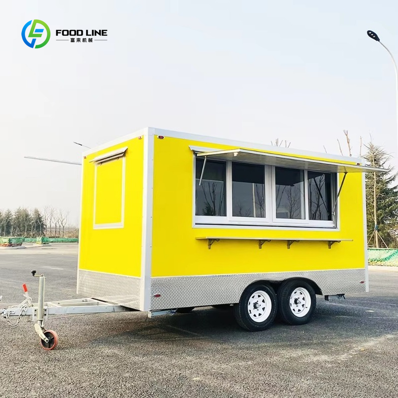 완비된 주방을 갖춘 컨세션 케이터링 커피 푸드 트레일러 - Coffee Van Equipment 리뷰 및 가격