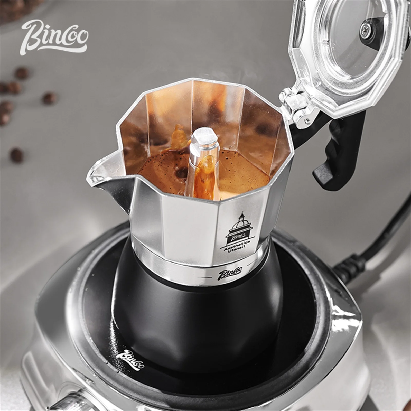 BINCOO 더블 밸브 모카 포트, 에스프레소 추출 커 - Coffee Equipment Brands 리뷰 및 가격