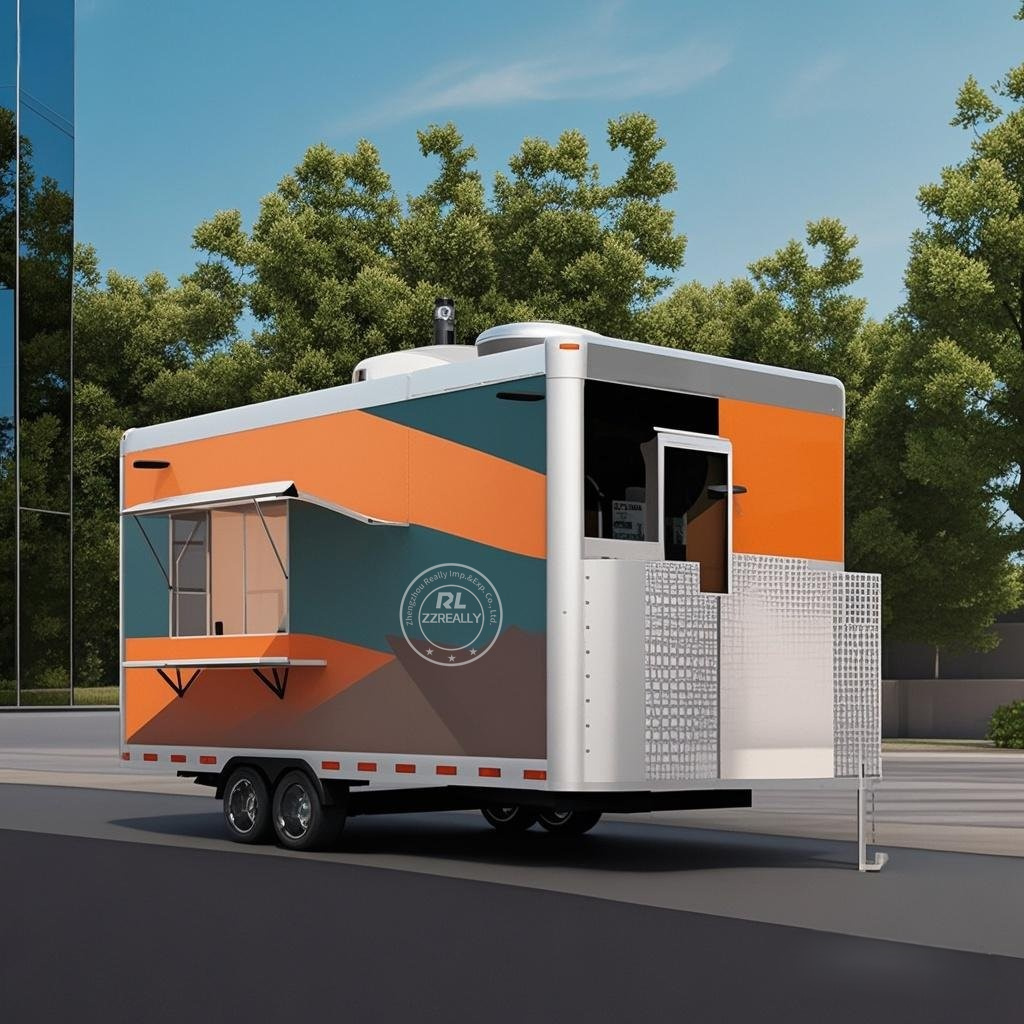 스낵 패스트푸드 트럭 이동식 주방 커피 밴 완비 핫도그 - Coffee Van Equipment 리뷰 및 가격