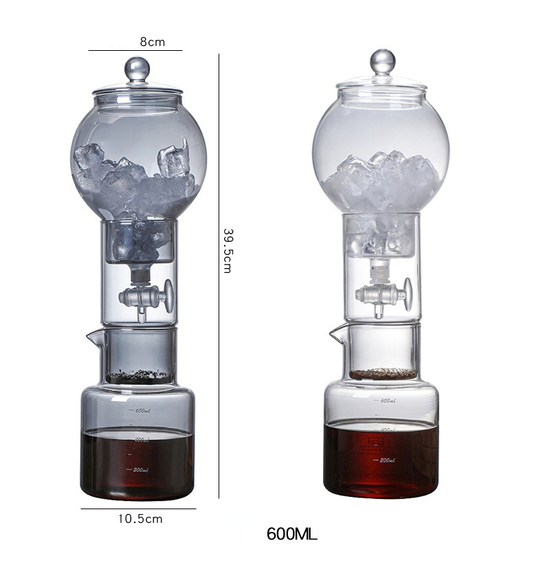 콜드브루 커피 포트 세트, 필터 유리 드리퍼, ICED - Coffee Extraction Equipment 리뷰 및 가격