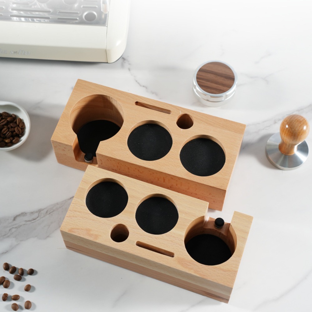3 in 1 나무 커피 탬퍼 스테이션 미끄럼 방지 높이 - Coffee Equipment Holder 리뷰 및 가격