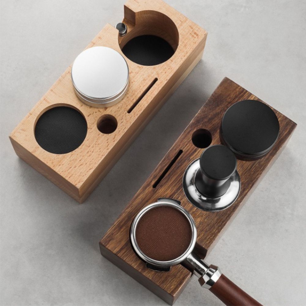 3 in 1 나무 커피 탬퍼 스테이션 미끄럼 방지 높이 - Coffee Equipment Holder 리뷰 및 가격
