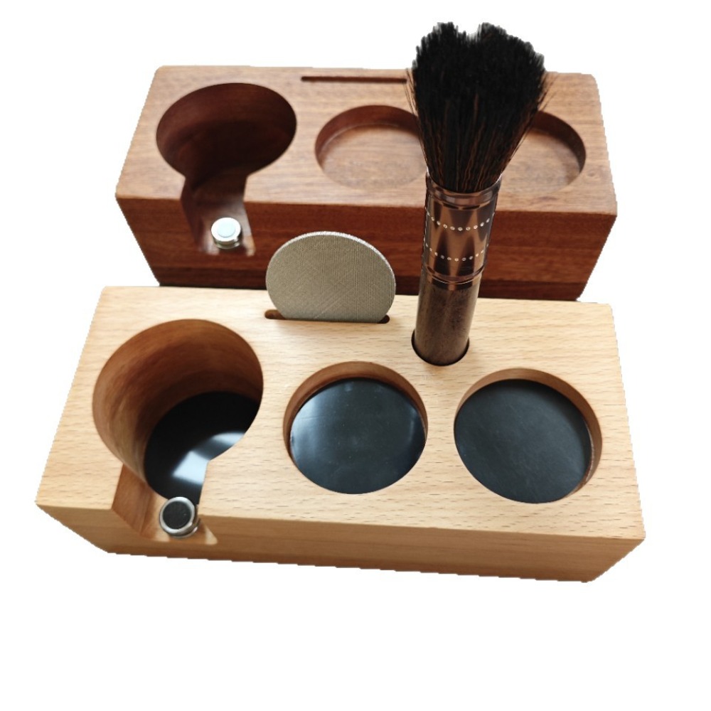 3 in 1 나무 커피 탬퍼 스테이션 미끄럼 방지 높이 - Coffee Equipment Holder 리뷰 및 가격